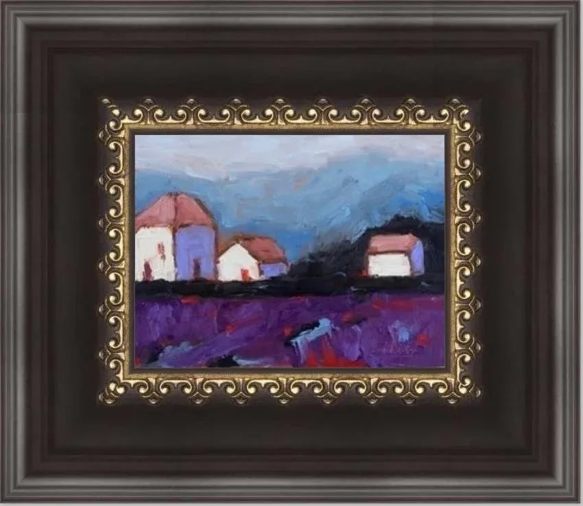 Modern Impressionist Oil Landscape, Afternoon Glow - 8