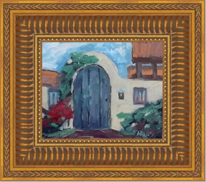 Carmel by the Sea, Garden Door (Original Oil Landscape) - 10