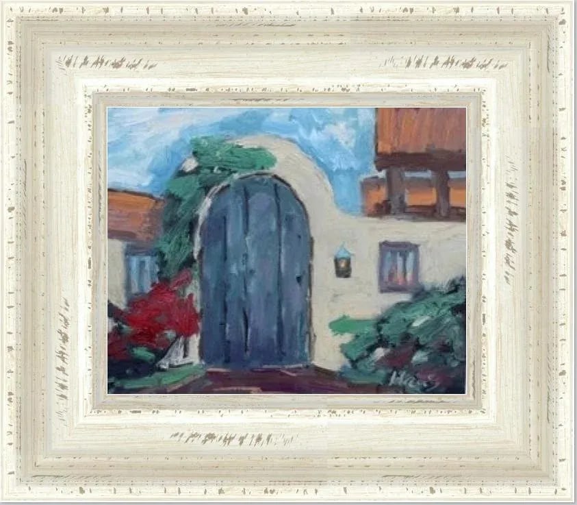 Carmel by the Sea, Garden Door (Original Oil Landscape) - 11