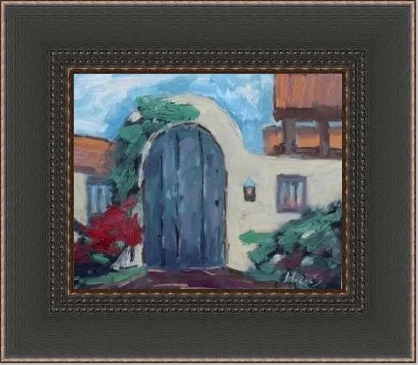 Carmel by the Sea, Garden Door (Original Oil Landscape) - 12