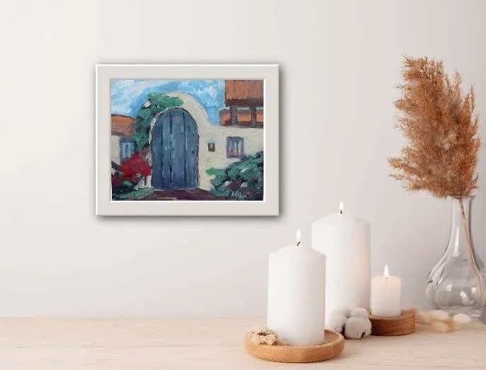Carmel by the Sea, Garden Door (Original Oil Landscape) - 3