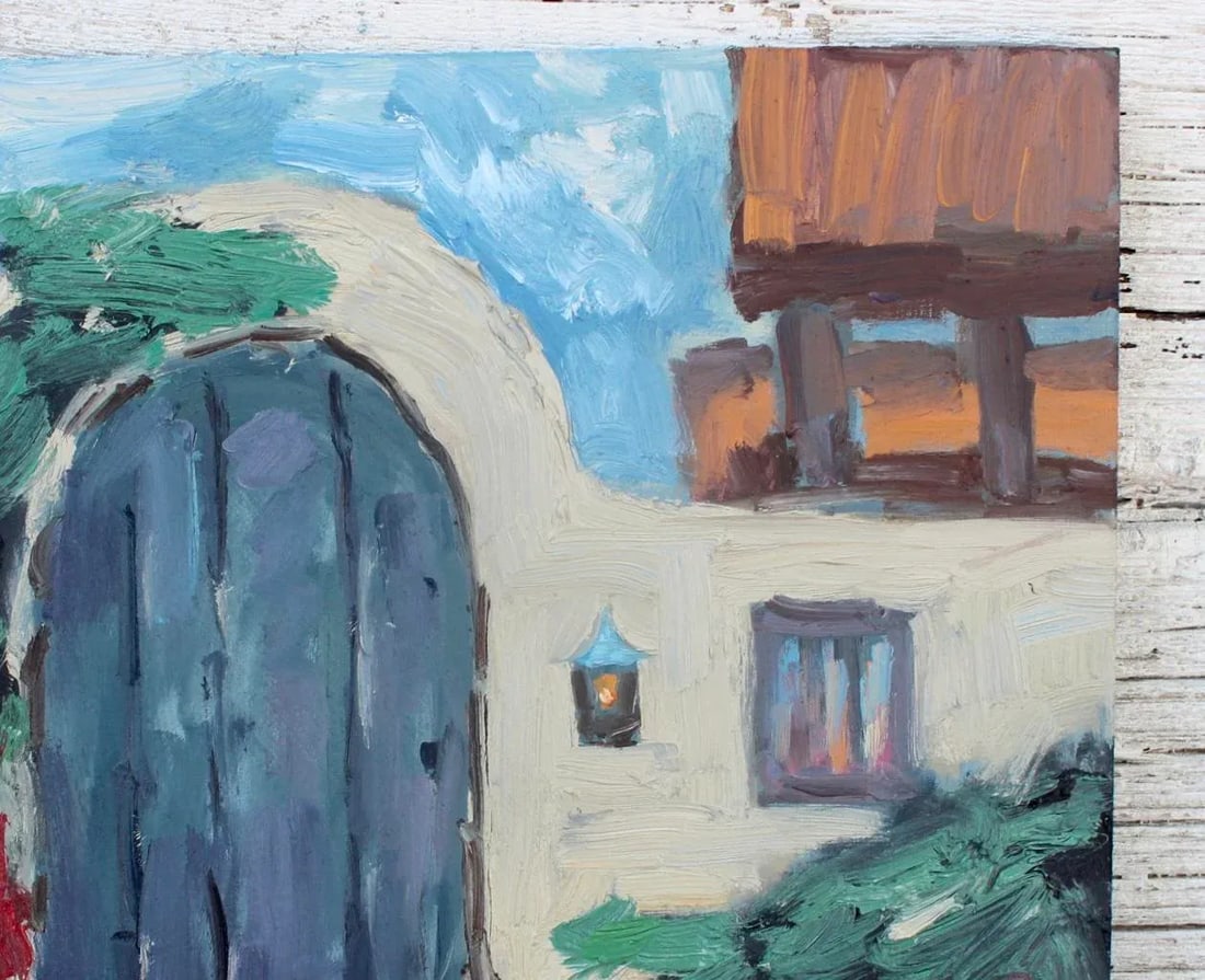 Carmel by the Sea, Garden Door (Original Oil Landscape) - 6
