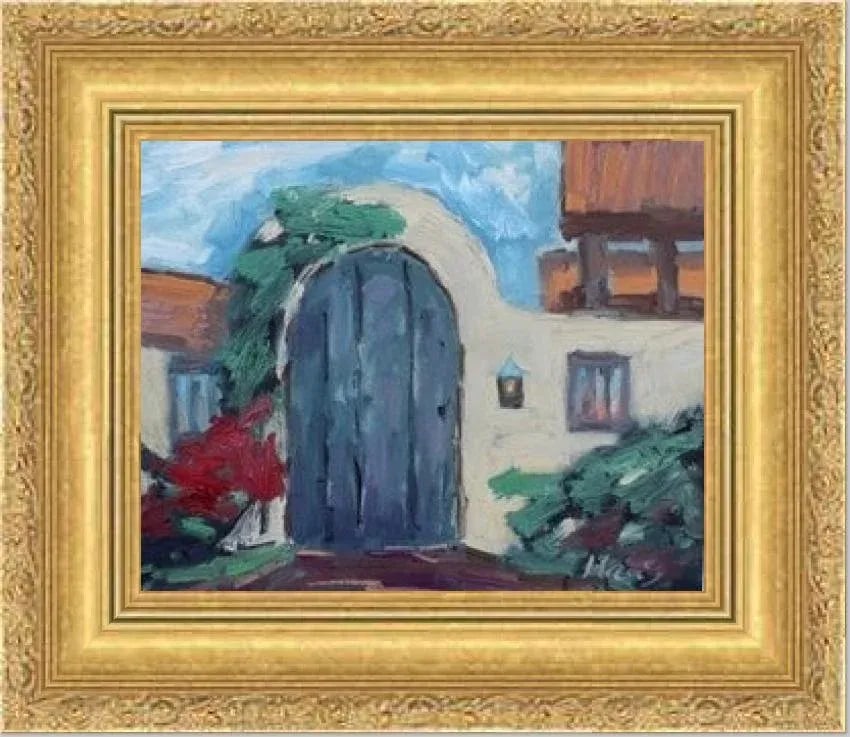 Carmel by the Sea, Garden Door (Original Oil Landscape) - 9