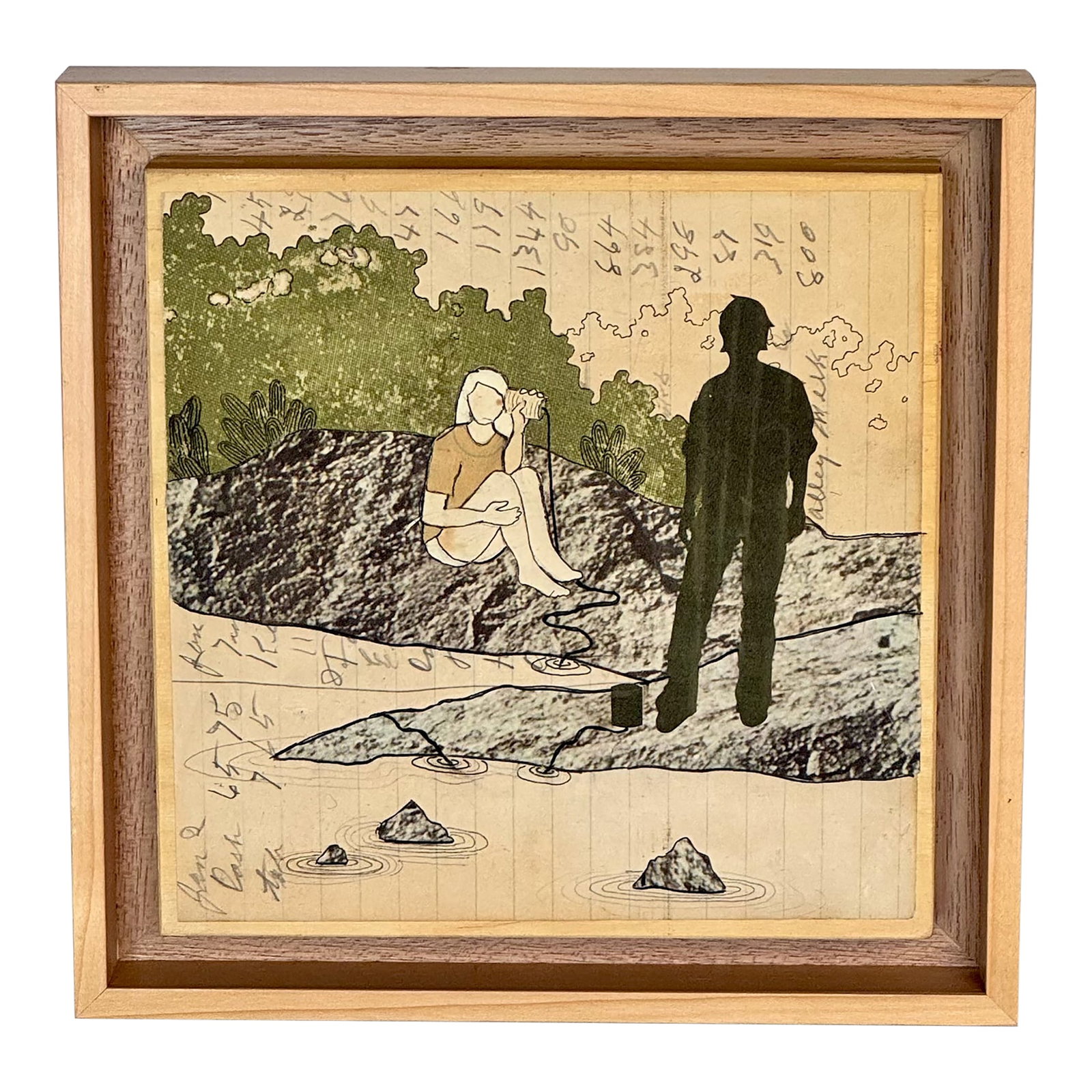 Vintage Mixed Media Collage by Hollie Chastain (1 of 7)
