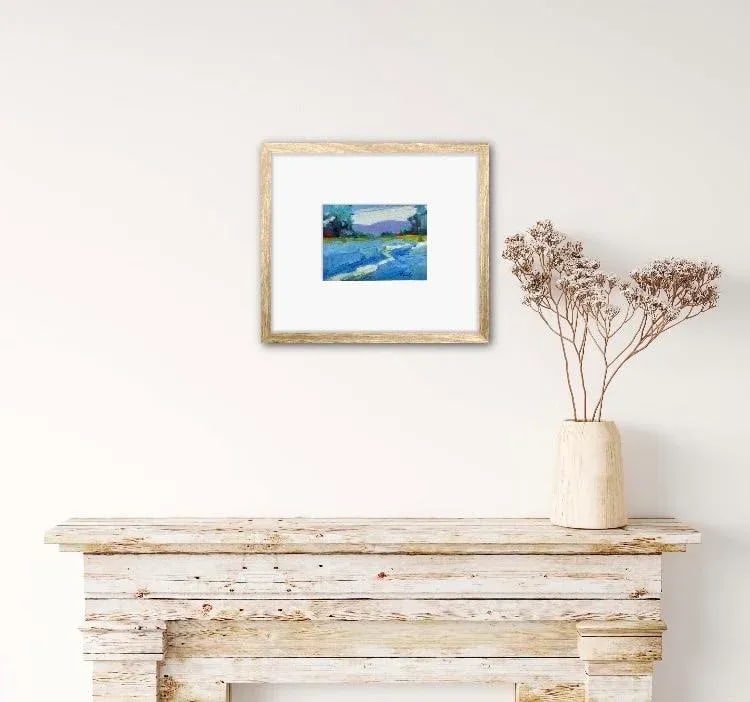 Contemporary Impressionist Painting, Bluebonnet Field - 5