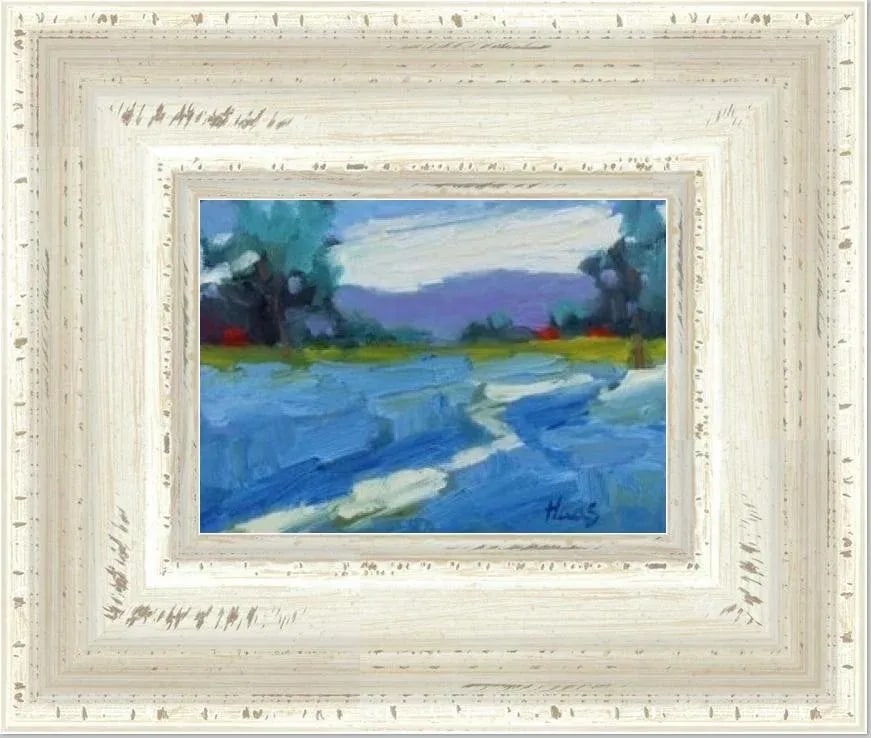 Contemporary Impressionist Painting, Bluebonnet Field - 6