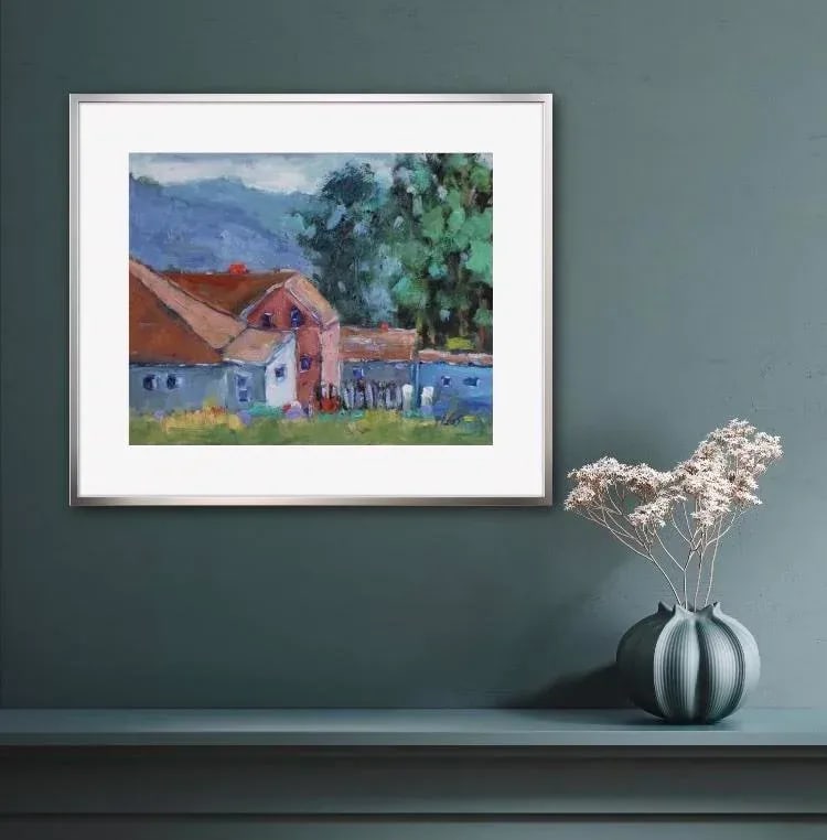 Modern Impressionist Painting, Fort Bragg Landscape - 6