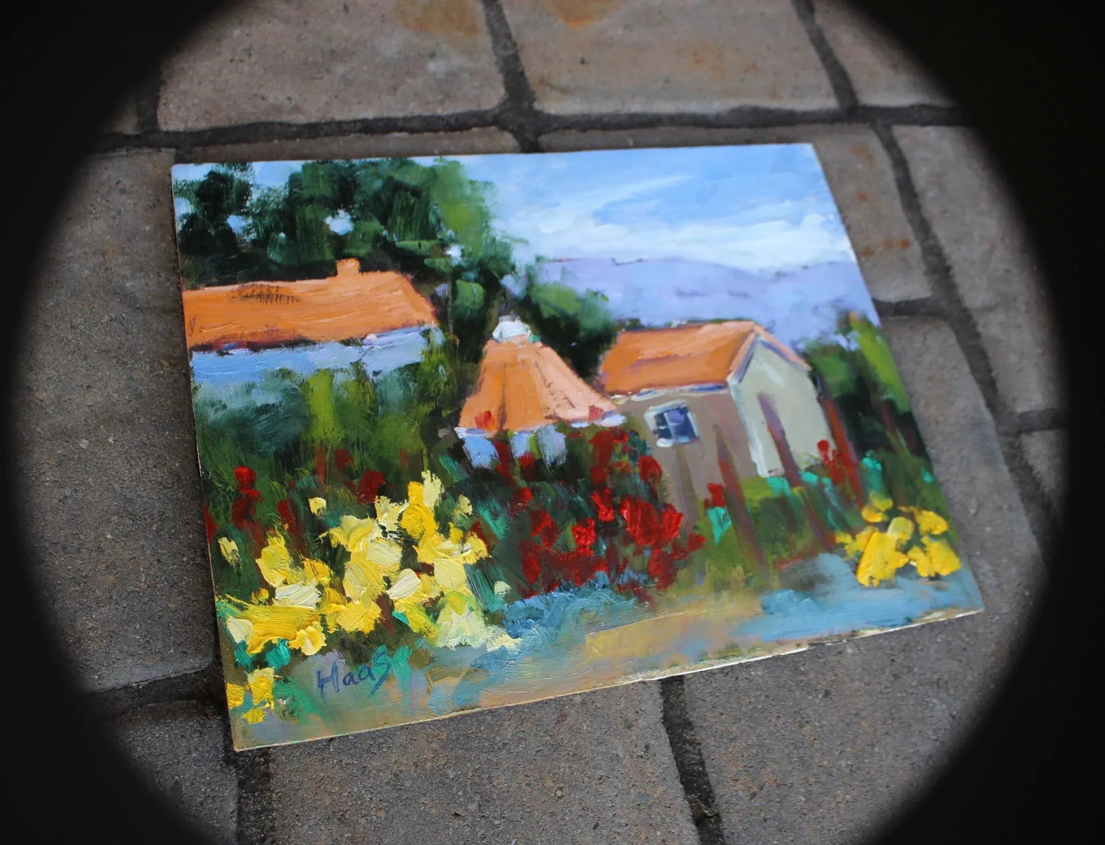 Sonoma Farm, Plein Air Oil Painting Landscape - 2