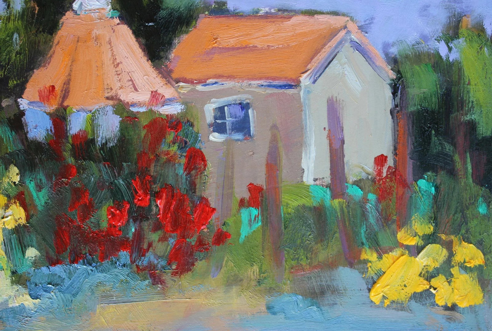 Sonoma Farm, Plein Air Oil Painting Landscape - 5
