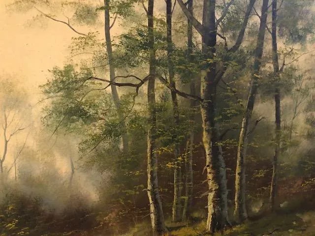1940s Hans Durr Oil Painting, Framed - 4