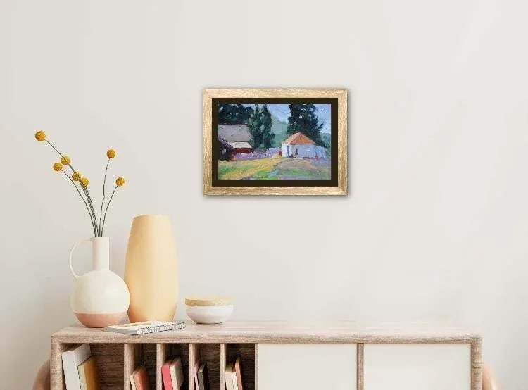 Impressionist Style California Oil Landscape Painting - 2