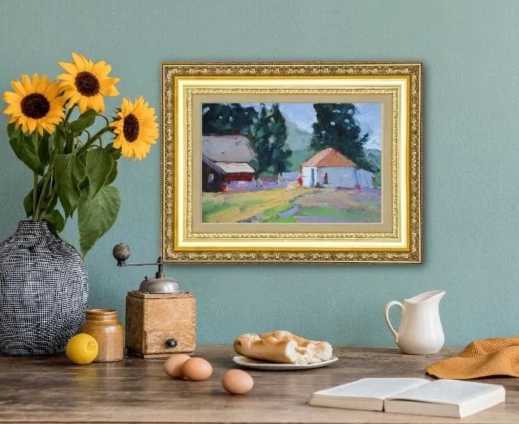 Impressionist Style California Oil Landscape Painting - 4