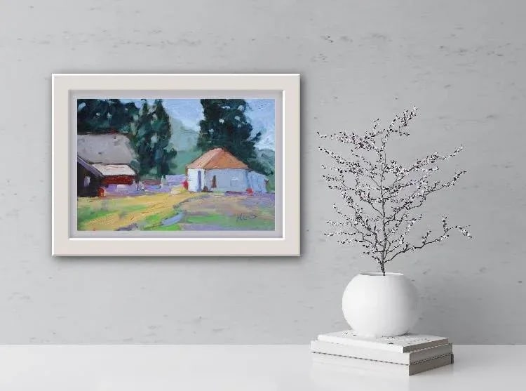 Impressionist Style California Oil Landscape Painting - 6