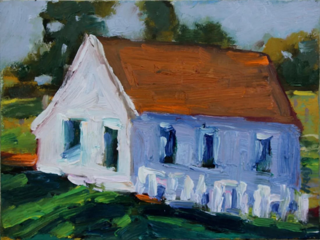 White House, Contemporary Painting in Oil (1 of 12)