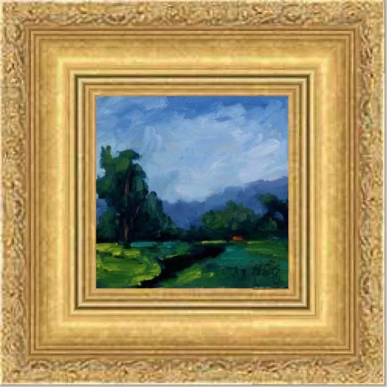 Contemporary Impressionist Style Oil Painting - 9