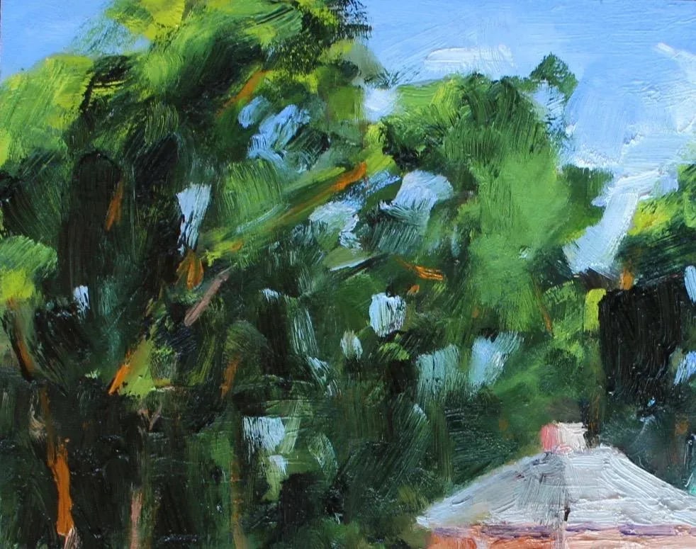 Modern Impressionist Oil Painting, Plein Air California - 3