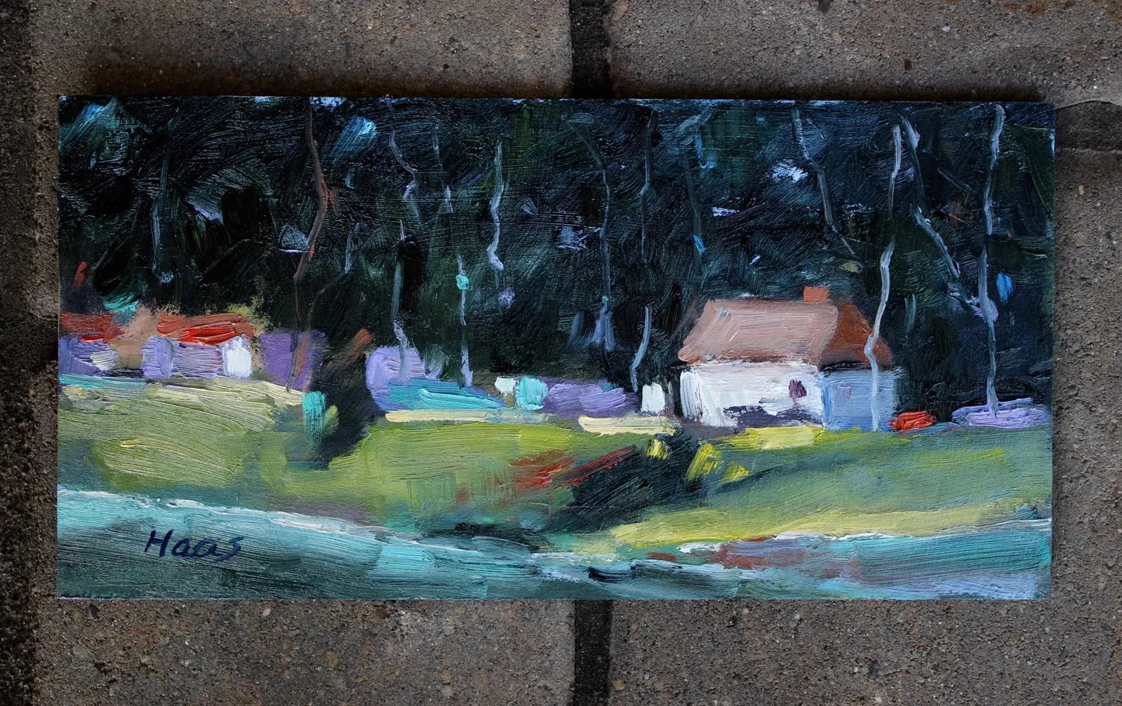Impressionist Style Cambria Shoreline Original Oil Landscape - 3