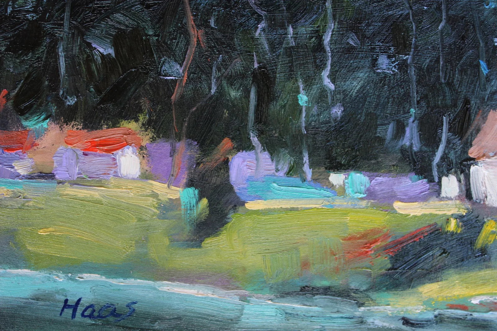 Impressionist Style Cambria Shoreline Original Oil Landscape - 6