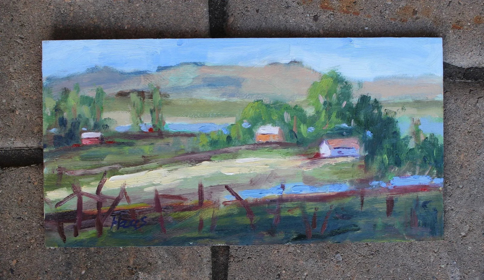 Modern Impressionist Plein Air California, Original Oil Painting - 2