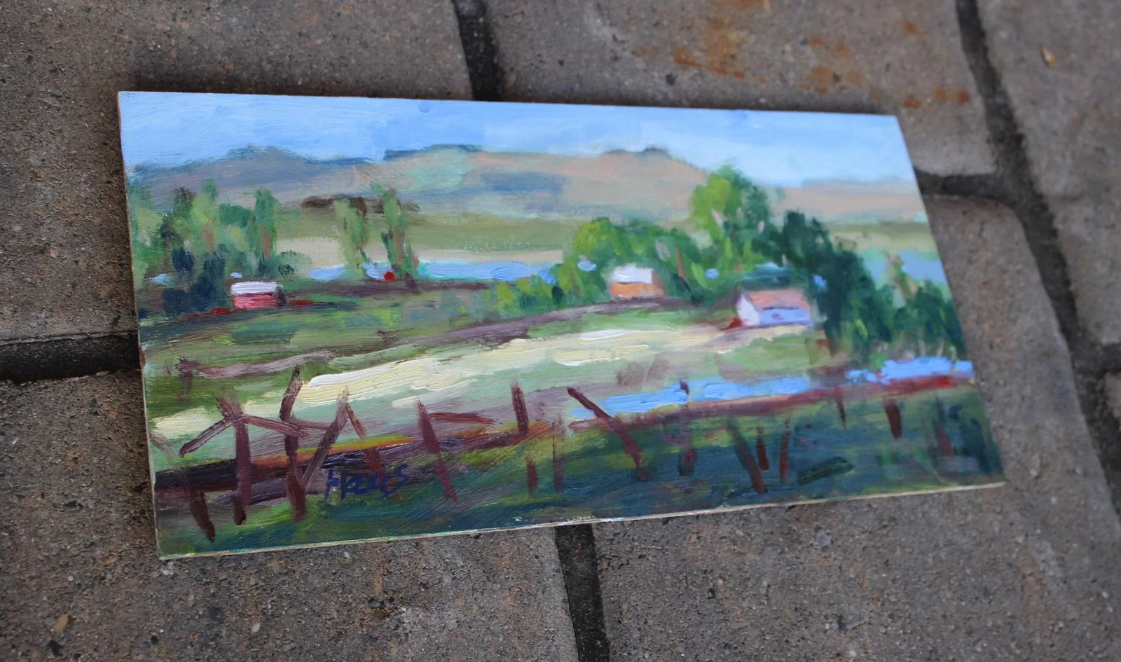 Modern Impressionist Plein Air California, Original Oil Painting - 4