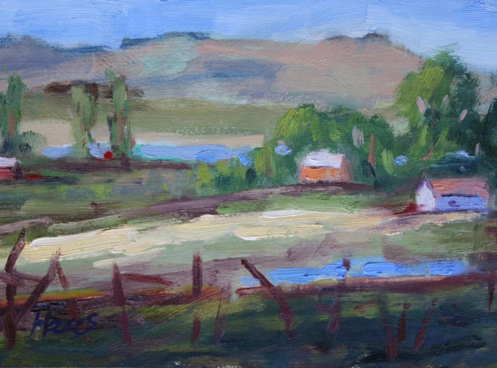 Modern Impressionist Plein Air California, Original Oil Painting - 5