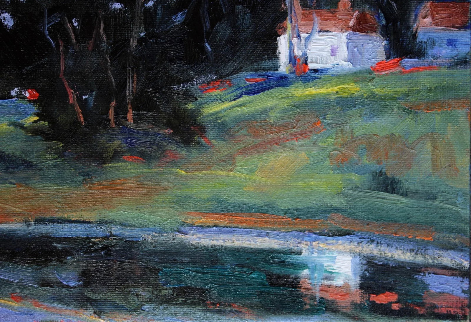 Coastal Cambria, Original Oil Painting, Landscape Plein Air - 5