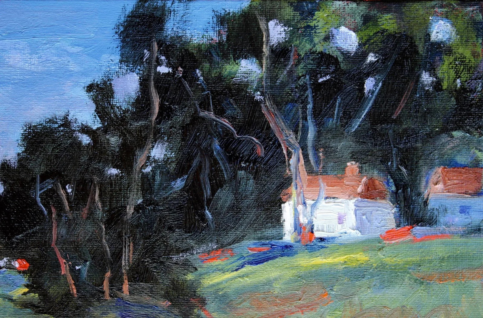 Coastal Cambria, Original Oil Painting, Landscape Plein Air - 6