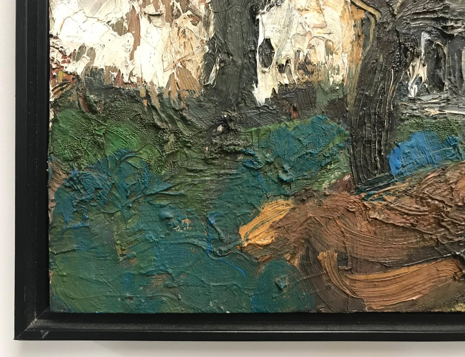 Mid Century Impressionist Oil on Board - 2