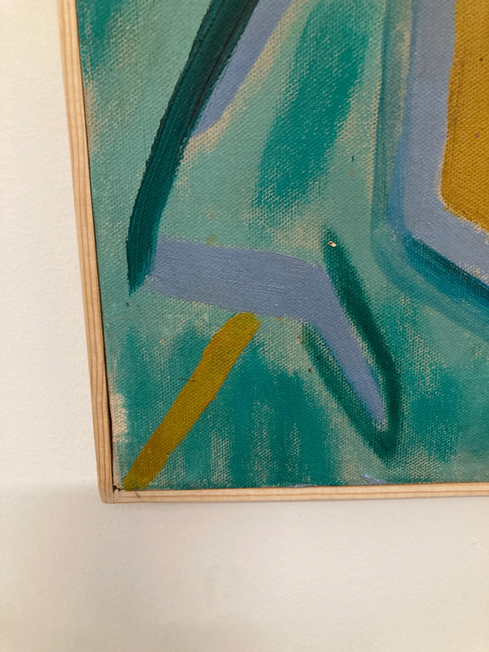1960s Pauline Schubart Signed Mid-Century Abstract Landscape Oil Painting - 8