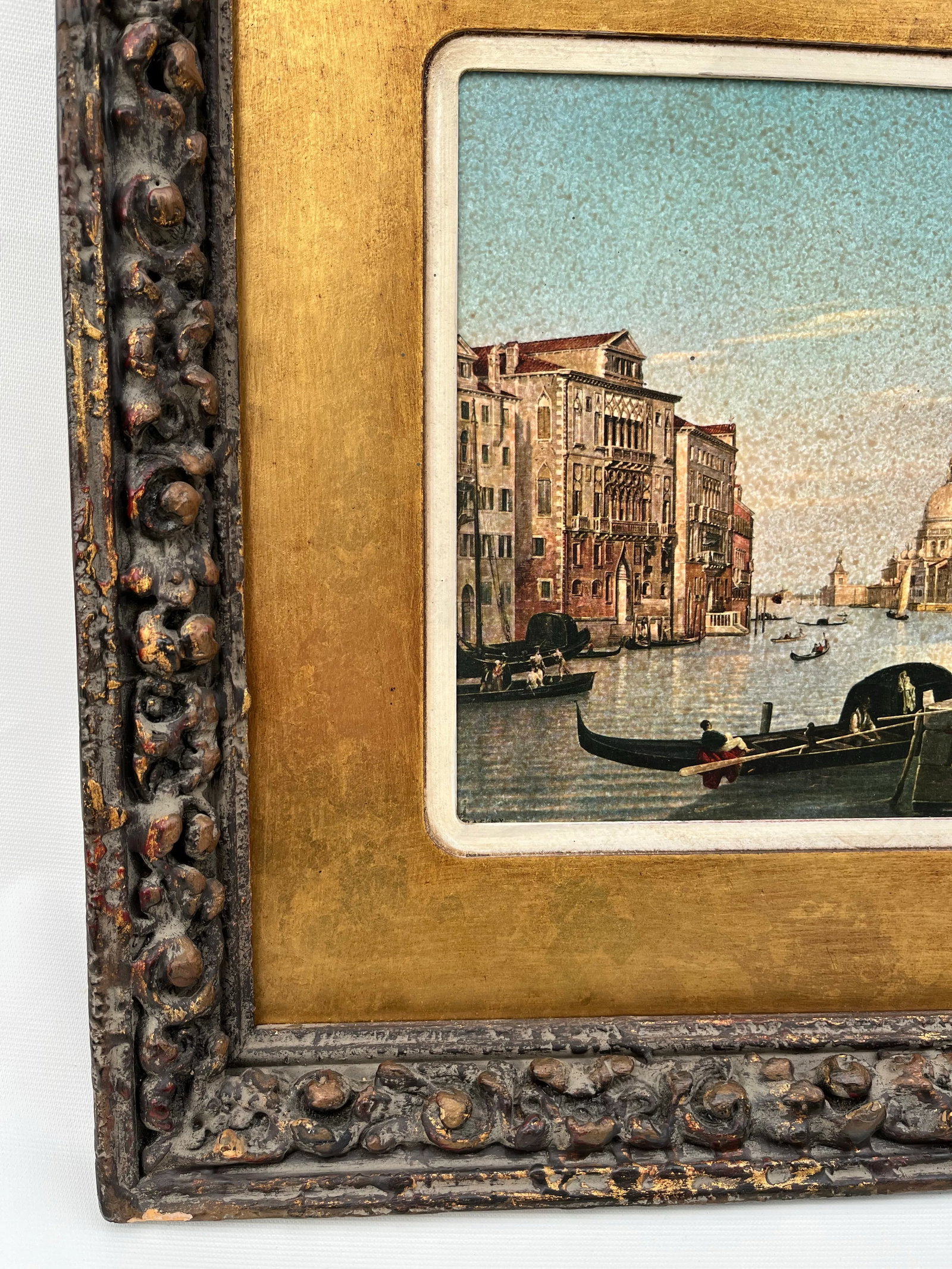 Antique Framed Italian Print - 3