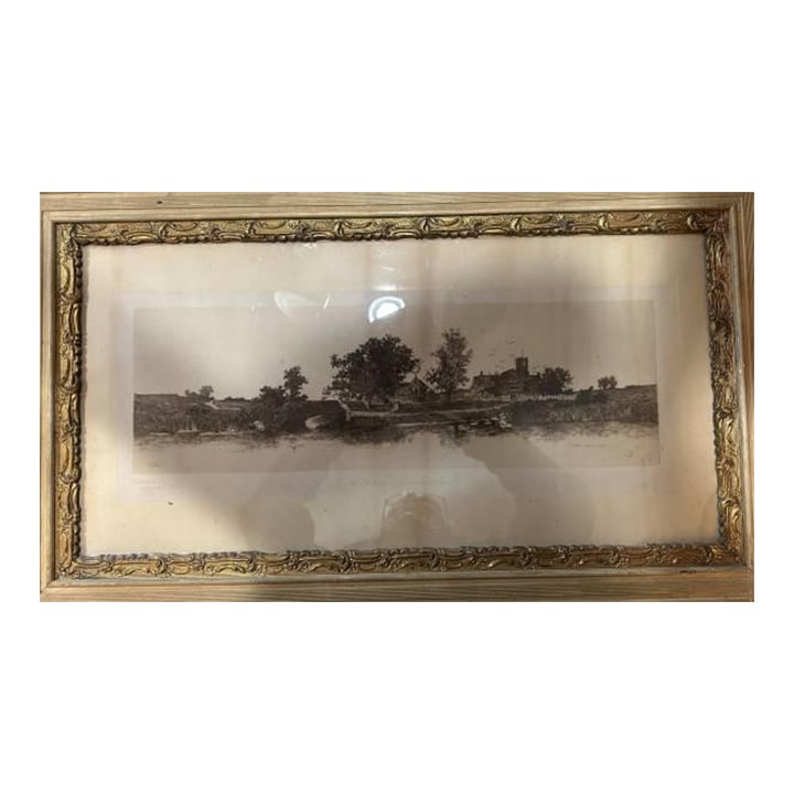 Late 19th Century Ernest C. Rost Etching - "A Peaceful Summer Eve" (1 of 7)
