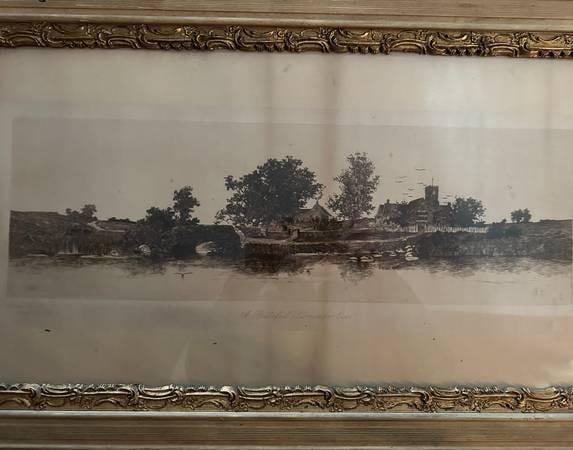 Late 19th Century Ernest C. Rost Etching - "A Peaceful Summer Eve" - 6