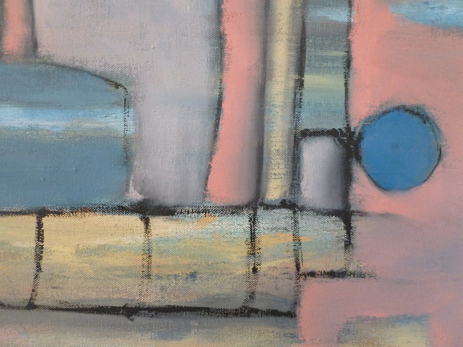 "Sightseeing" Square Abstract Oil Painting by Scott A. Spencer - 4