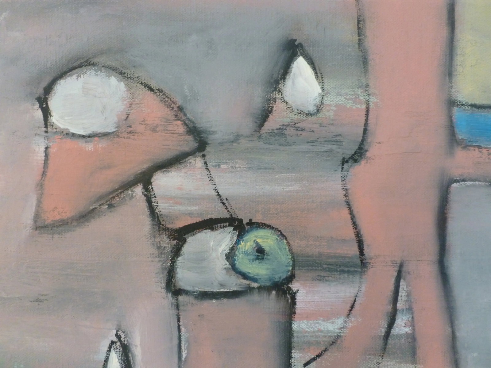 "Sightseeing" Square Abstract Oil Painting by Scott A. Spencer - 5