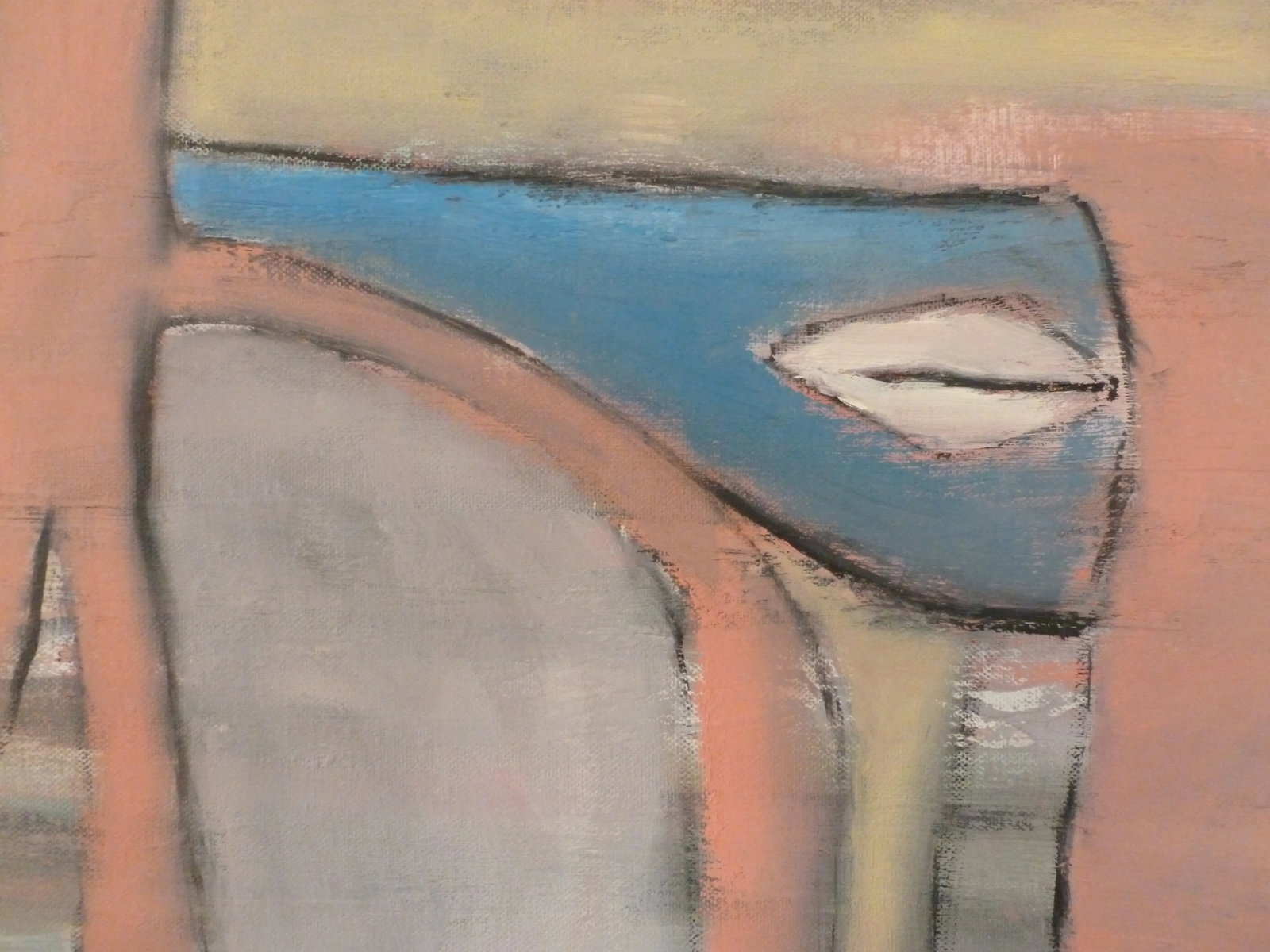 "Sightseeing" Square Abstract Oil Painting by Scott A. Spencer - 6