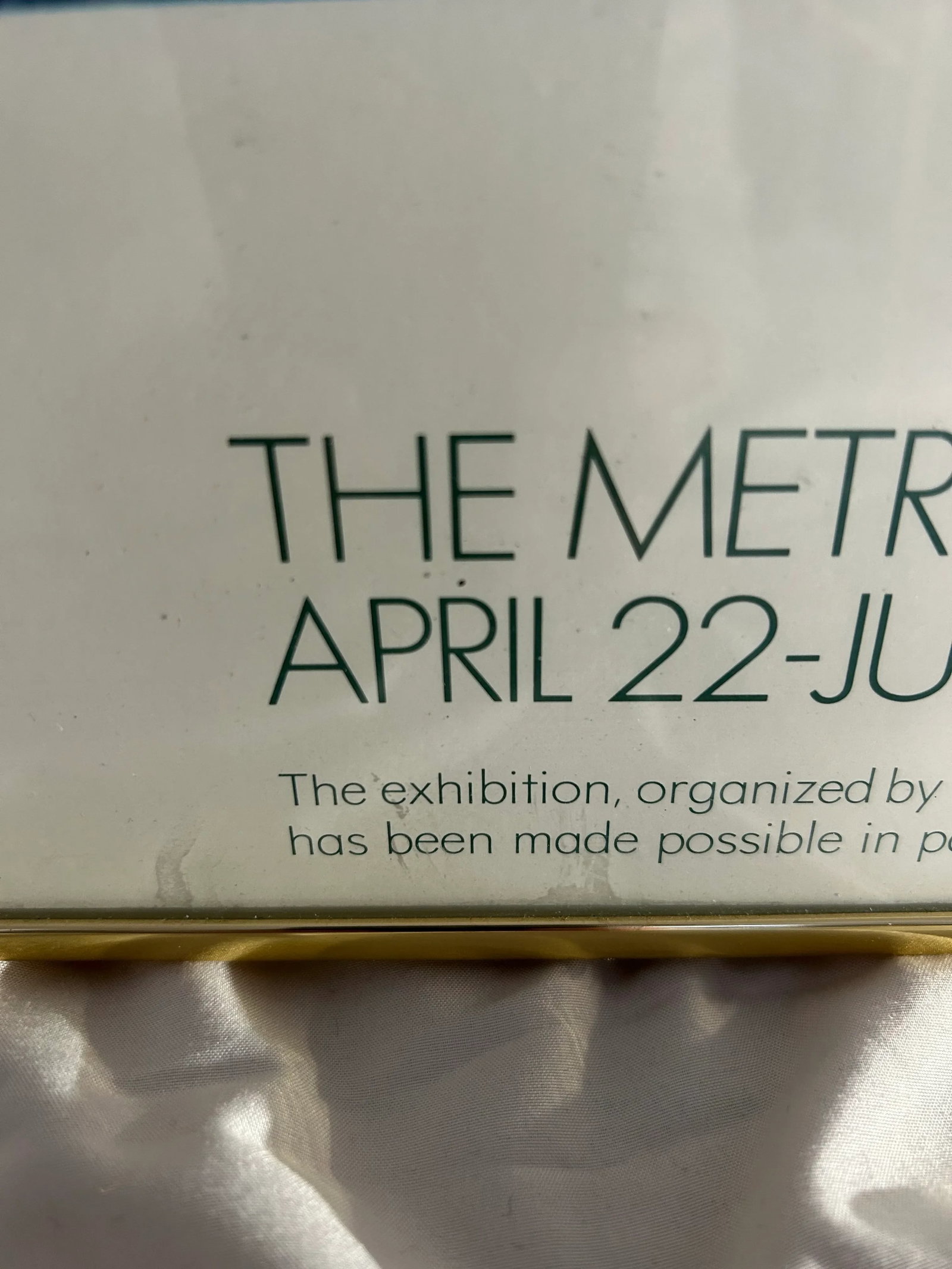 1978 Metropolitan Museum of Art Monet Exhibition Poster - 7