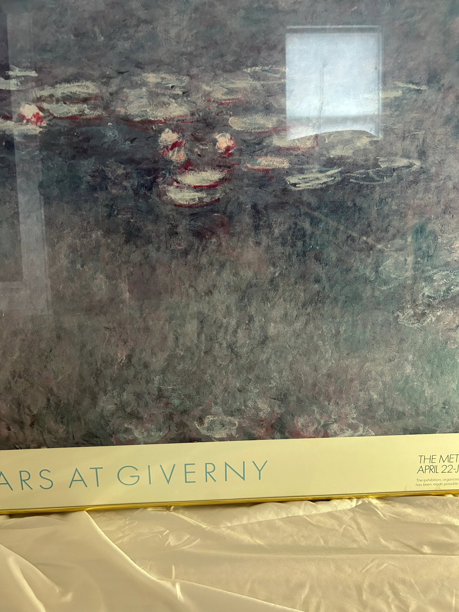1978 Metropolitan Museum of Art Monet Exhibition Poster - 8