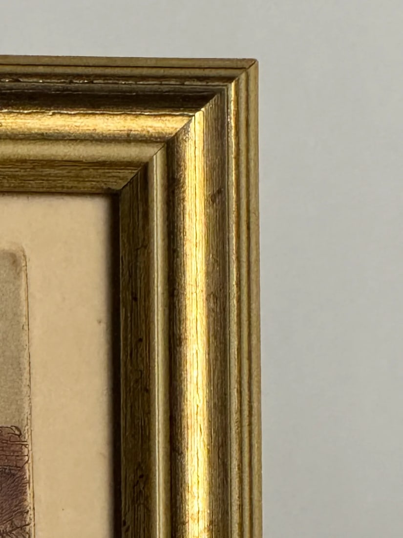 Vintage Framed French Still Life Print, Signed - 3