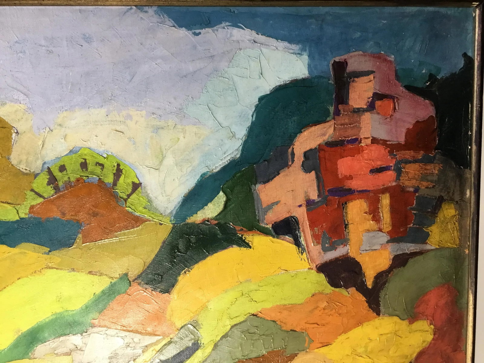 Vintage Oil on Canvas Painting by Vivienne Galowitz - 11