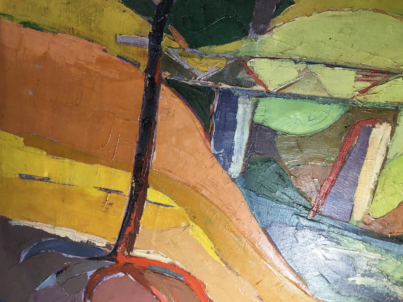 Vintage Oil on Canvas Painting by Vivienne Galowitz - 6
