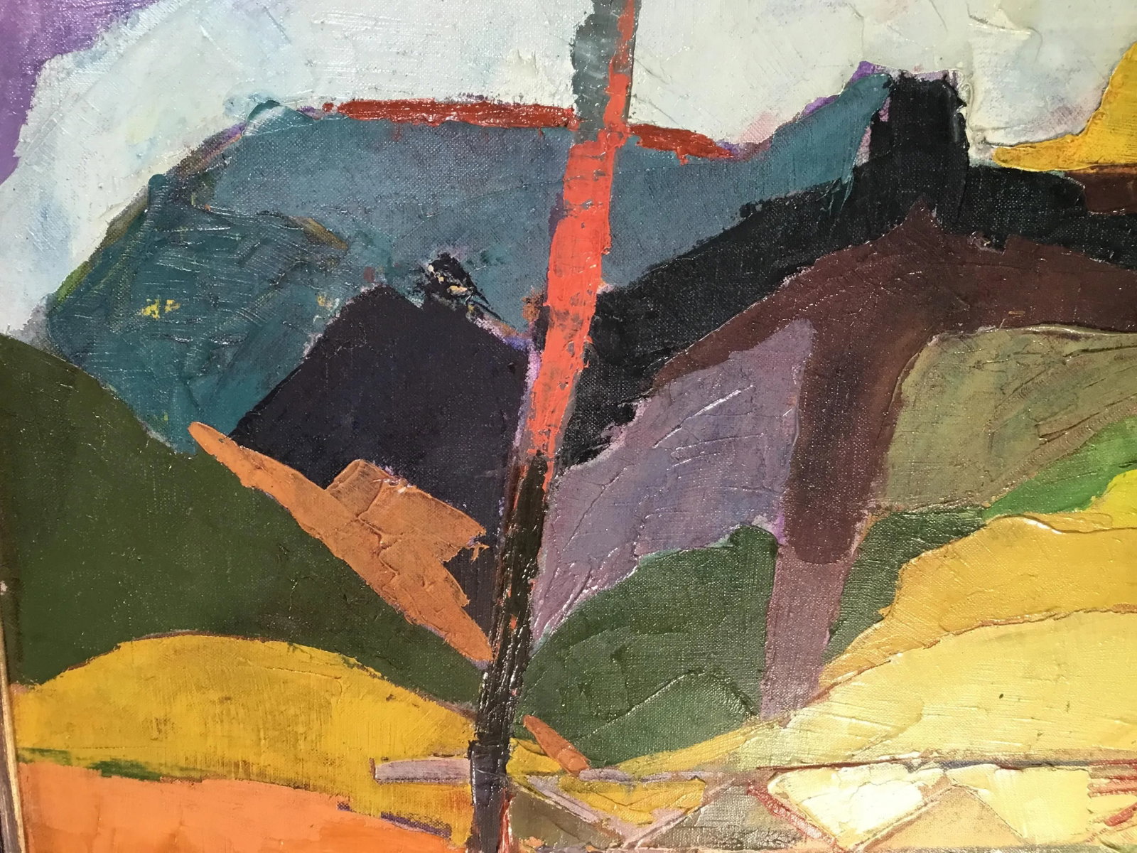 Vintage Oil on Canvas Painting by Vivienne Galowitz - 9