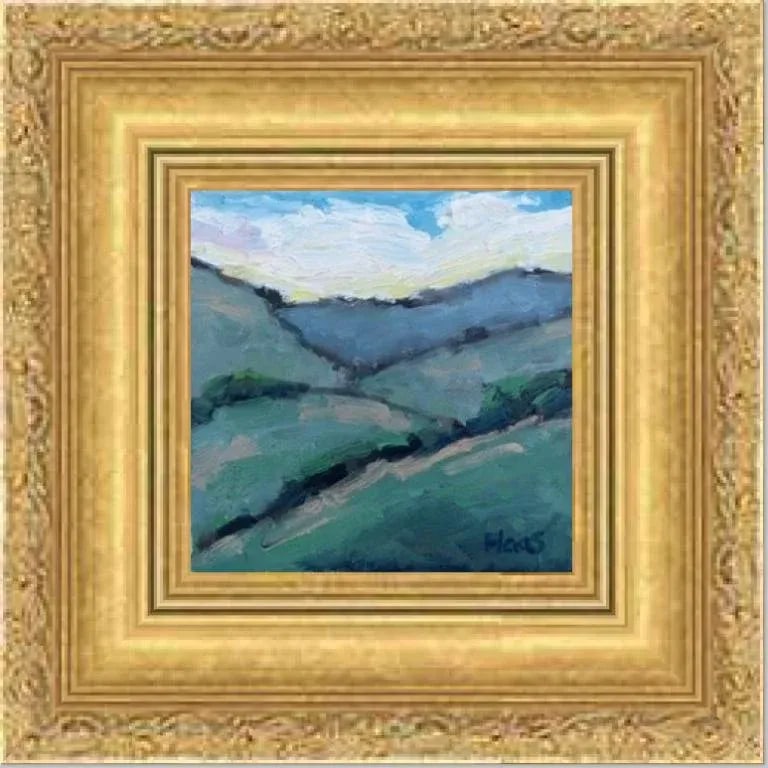 Modern Art, Mt. Diablo Landscape (Original Oil Painting) - 6