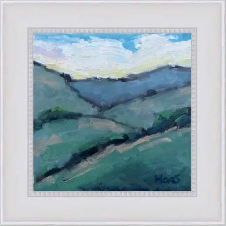 Modern Art, Mt. Diablo Landscape (Original Oil Painting) - 8