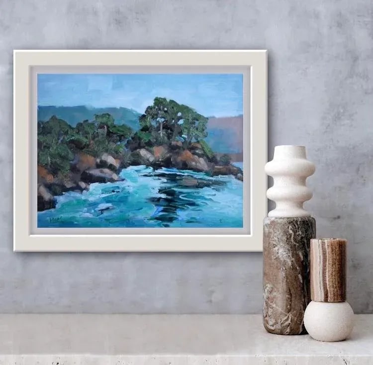 Mendocino Coast (Original Seascape Oil Landscape) - 2