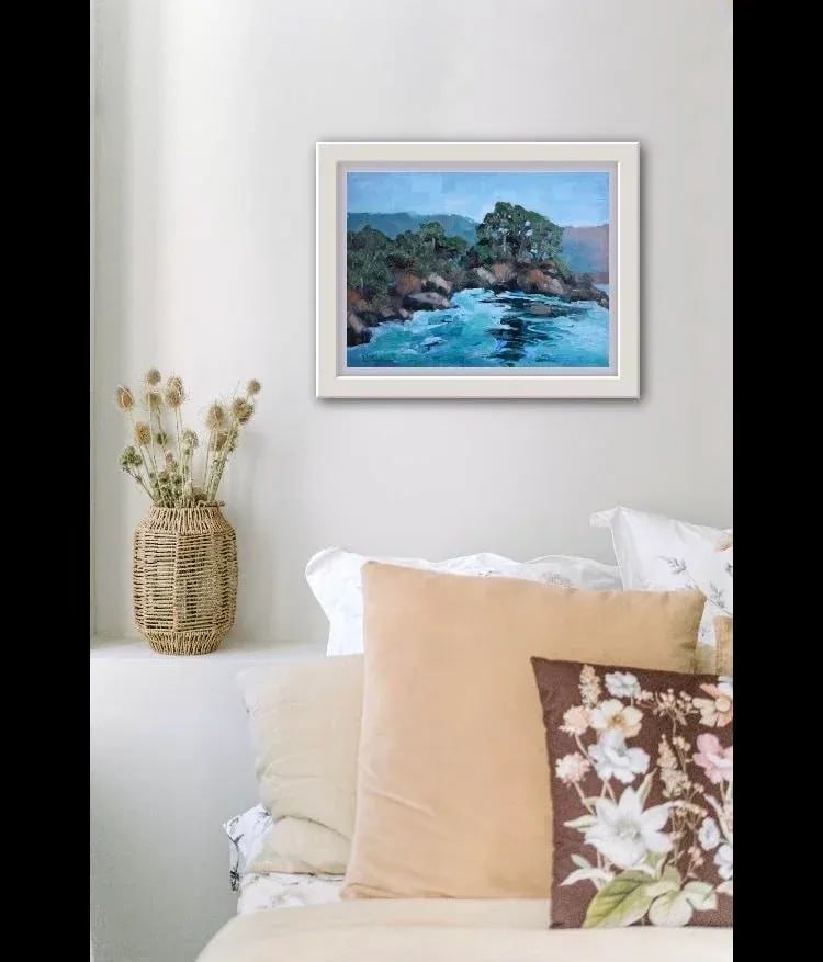 Mendocino Coast (Original Seascape Oil Landscape) - 3