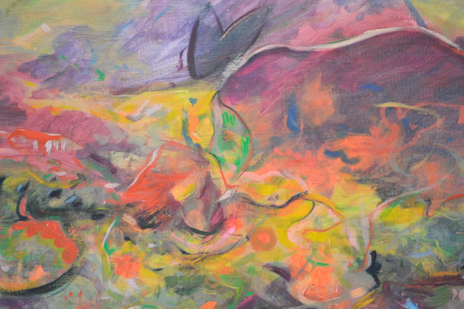 "Wind Wrestler" by Jeffrey Vincent Acrylic on Canvas - 2