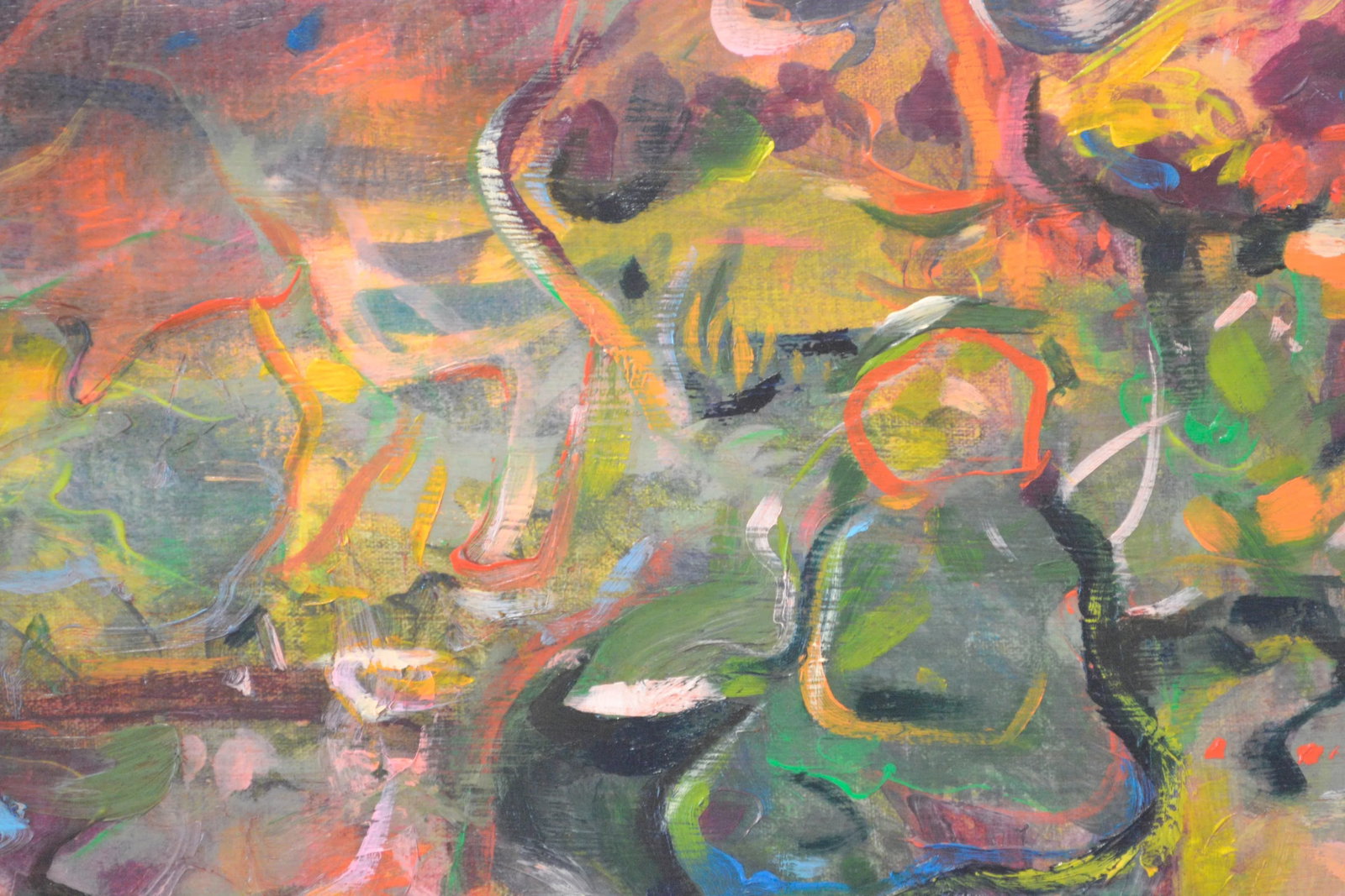 "Wind Wrestler" by Jeffrey Vincent Acrylic on Canvas - 3