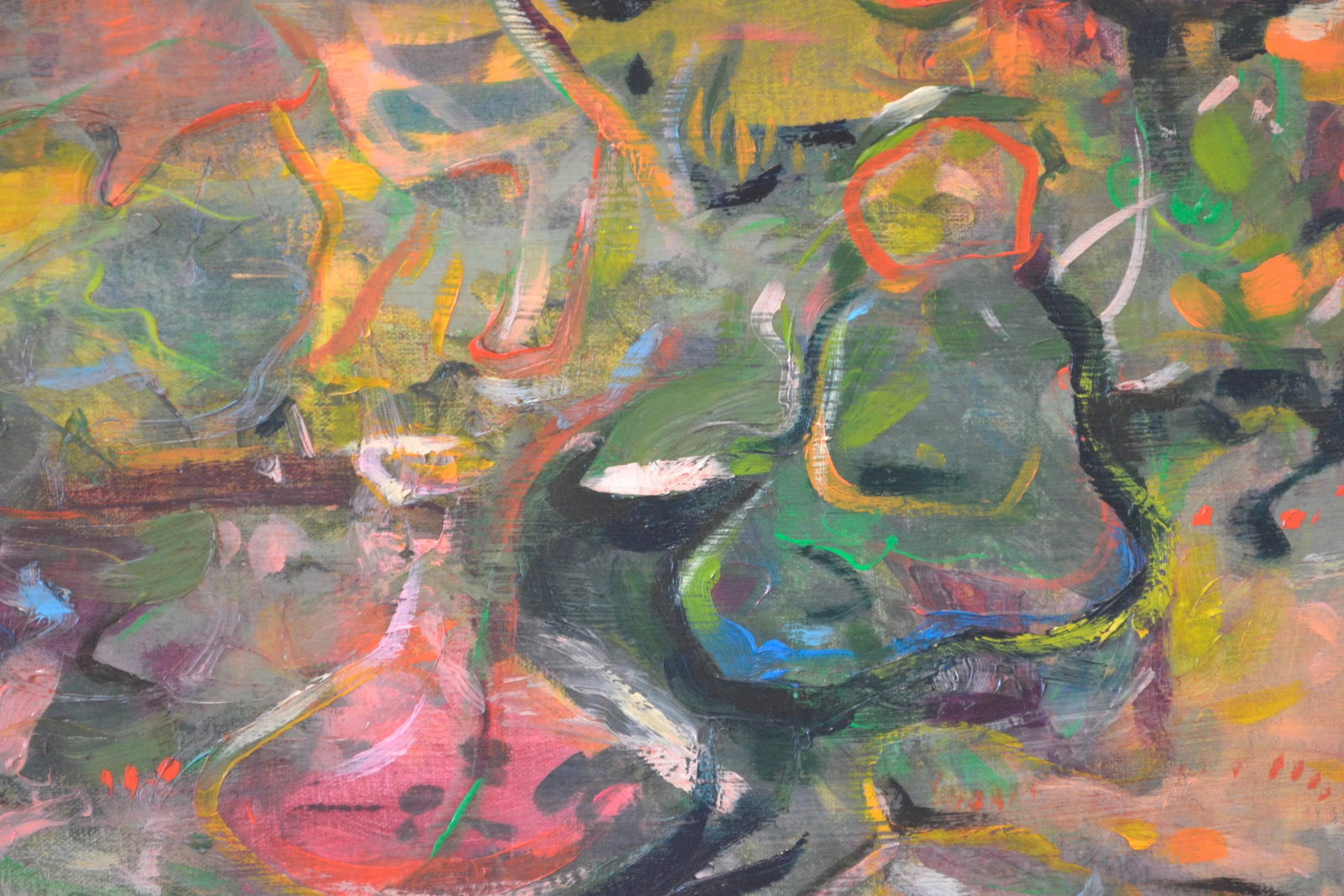 "Wind Wrestler" by Jeffrey Vincent Acrylic on Canvas - 4