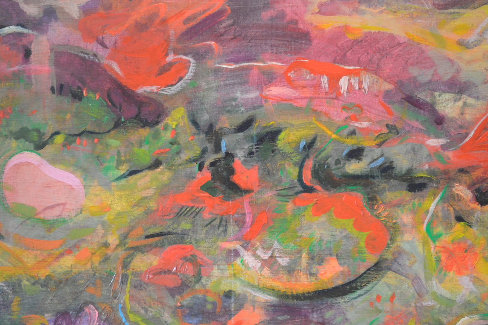 "Wind Wrestler" by Jeffrey Vincent Acrylic on Canvas - 5