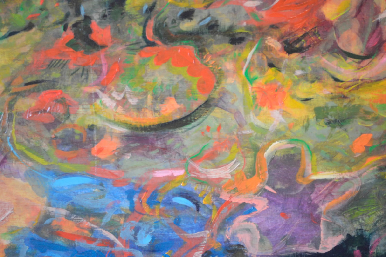 "Wind Wrestler" by Jeffrey Vincent Acrylic on Canvas - 6